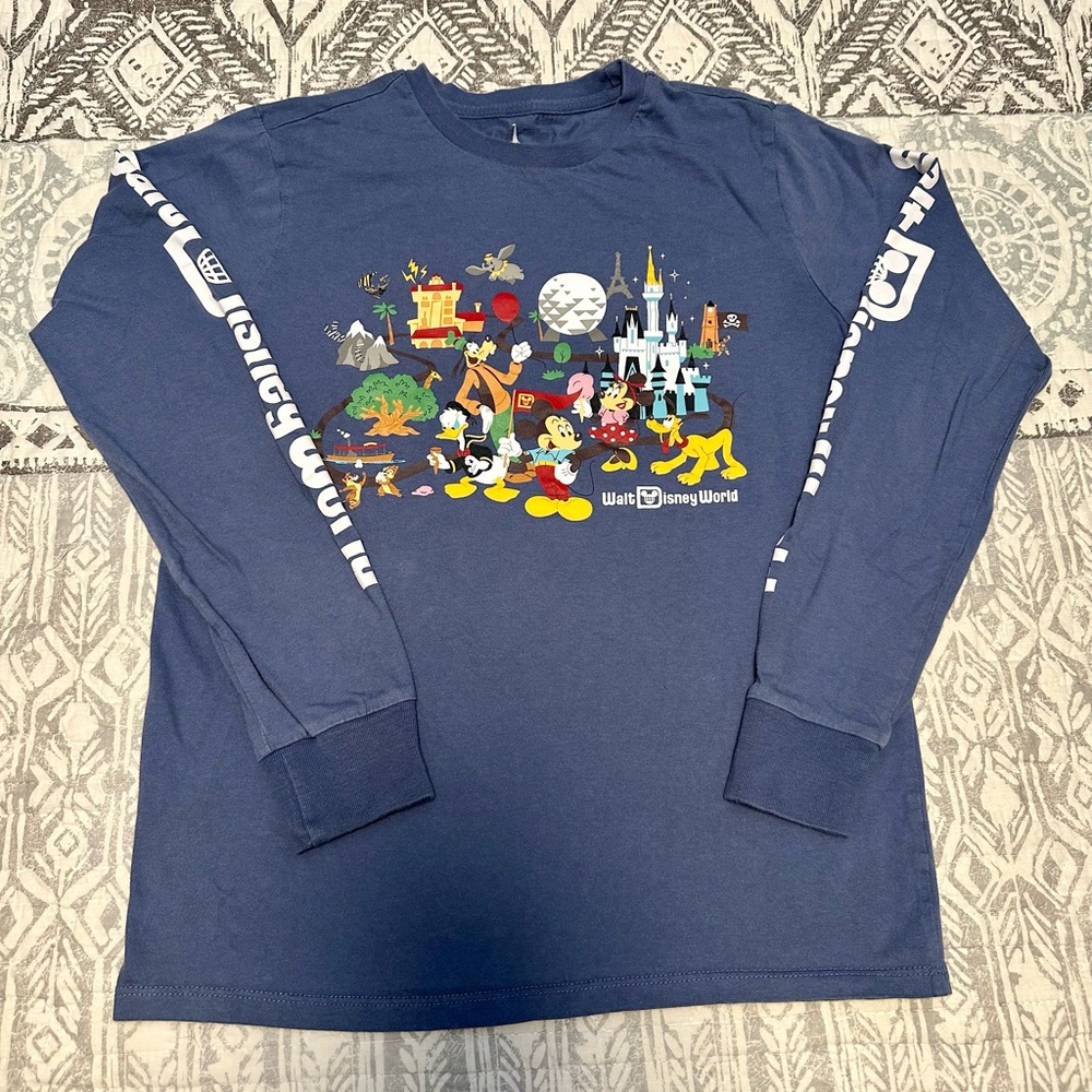 Disney Walt Disney World 50th Anniversary Mickey Mouse Long Sleeve T-Shirt